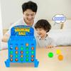 4 Shots Connect Board Game Parent-child Interaction Fun Jumping Ball Toy Party Family Match Game Toddler Educational Toy