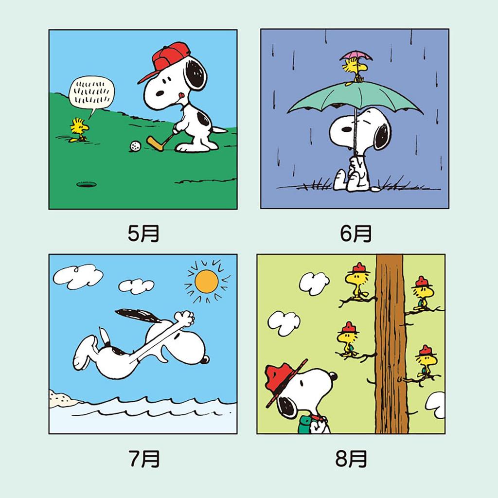 Sanrio Wall Calendar Medium 2026 Snoopy Paper Wall Hanging 622508