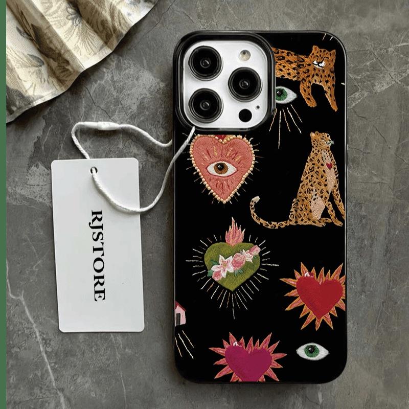 Forest Sexy Leopard Phone Case For iPhone 17 16 15 13 12 11 14 Pro Max 14 15 7 8 Plus 16E XR XS Max Shell Cover