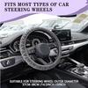 38Cm Soft Winter Warm Plush Car Steering Wheel Cover Universal Steering Wheel Cover For Car Auto Interior Accessories