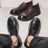 Spring Lace Up Leisure Men Business Comfort Platform High Quality Oxford Shoes Men's Walking Shoes Leisure Walking Wedding Shoes