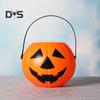 Halloween-Süßigkeiten-Eimer, Süßes oder Saures, Kürbis-Eimer, Aufbewahrungskorb, tragbare Halloween-Süßigkeiten-Schüssel, Kinder-Snackhalter für Partygeschenke