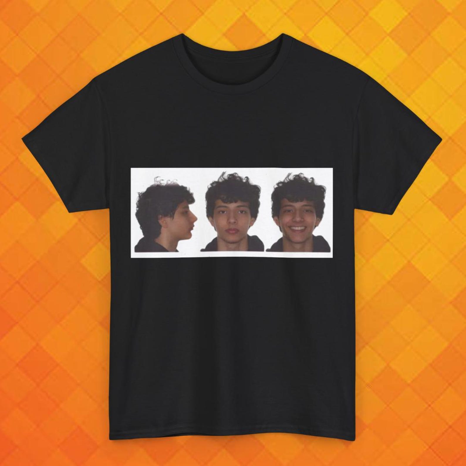 Slushy Noobz | Hamzah Mugshot T-Shirt | Hamzah The Fantastic | Haitchshop L
