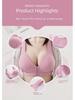 Front Buckle Wireless Bra for Middle-Aged & Elderly - Thin Style, Full Coverage, Enhancing Back Support