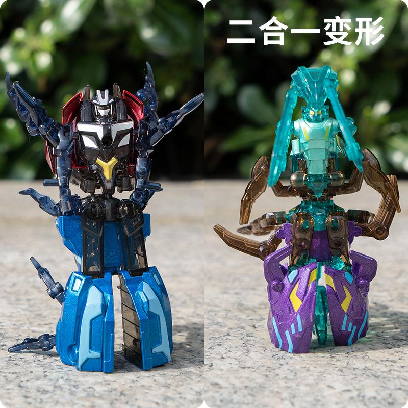 Kids Alloy Deformation Robot Toy Multi Joint Movable Combined Mecha