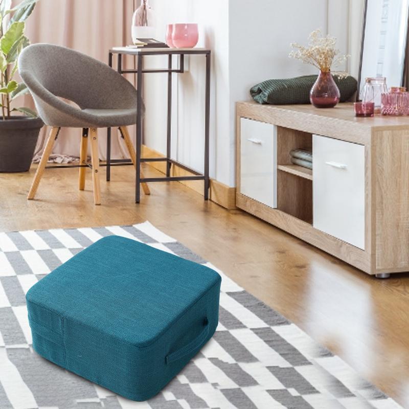 Thickened Japanese Tatami Removable Cotton Linen Cushions Multi-coloured Fashionable Highly Elastic Washable Cotton Linen Set