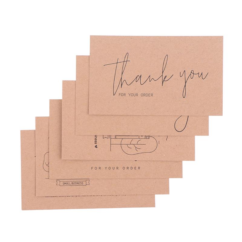 Крафт-спасибо, декоративная открытка с благодарностью