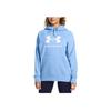 Under Armour Rival Fleece Big Logo Hoodie Women Hoodies Horizon-Blue 1379501-465