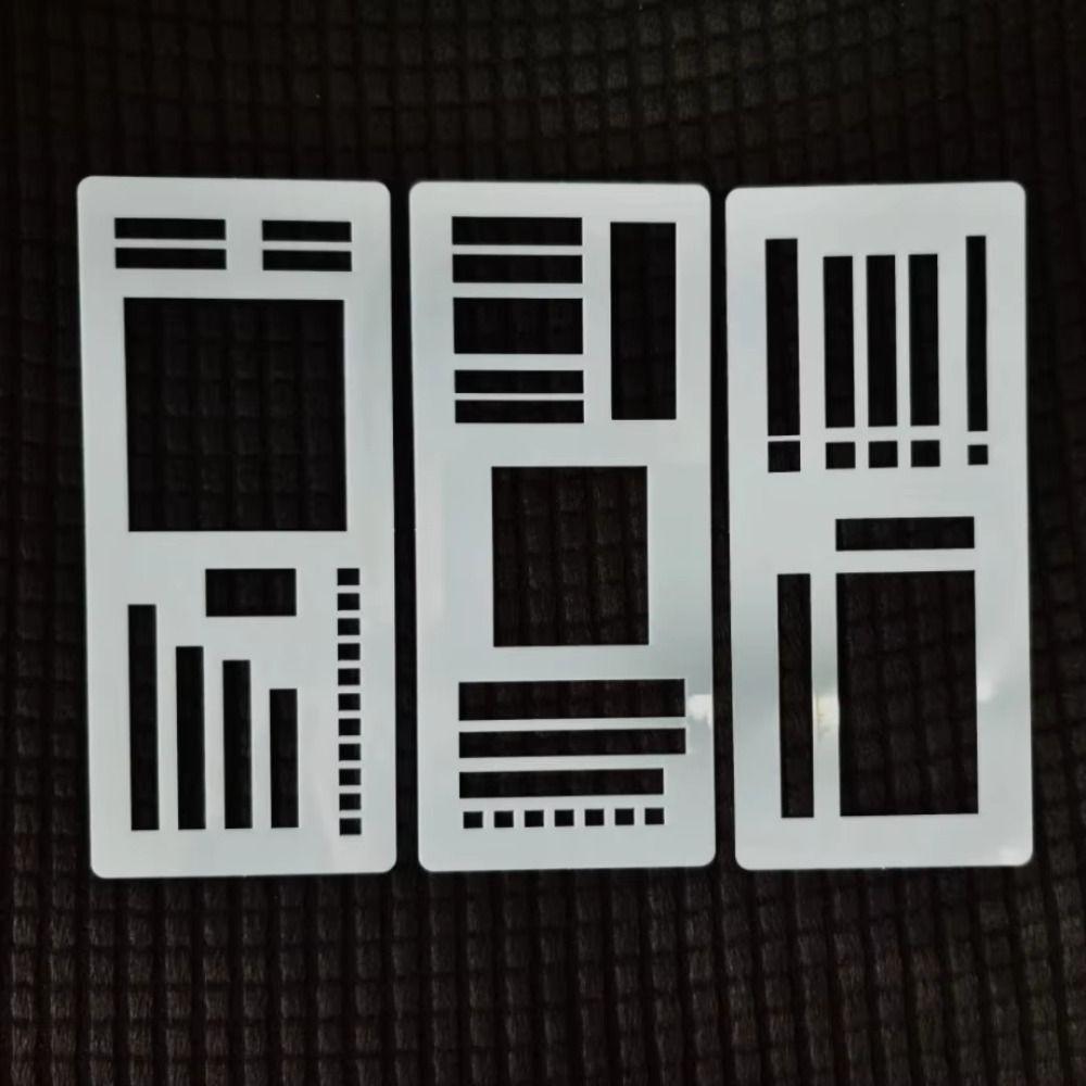 Multifunctional Handmade Template Ruler Dot Grid Log Planning Template  Scrapbooking