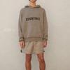 Fear of God Essentials Knit Hoodie Pullover Unisex Tops Harvest-Wheat FOG-FW21-014