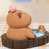 Bathing Capybara Phone Holder PVC Doll Capybara Cell Phone Bracket  Phone Accessories