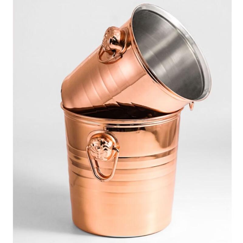 Large Tiger Head Stainless Steel Ice Bucket