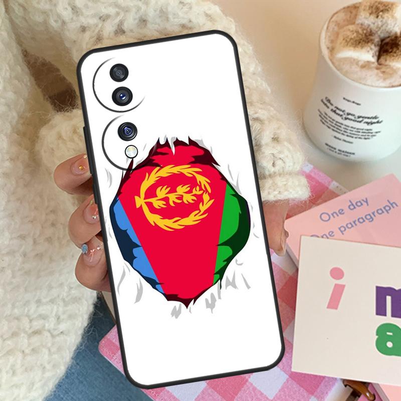 Eritrea Flag For Honor Magic 8 7 5 6 Pro Case For Honor 200 400 50 90 70 Lite X8c X8b X9a X9b X9c X9d Win