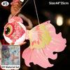 Autumn Festival Fish Lanterns DIY Chinese Paper Lantern Handmade Hanging Fish Lanterns Mid-autumn Party Celebration Decorations