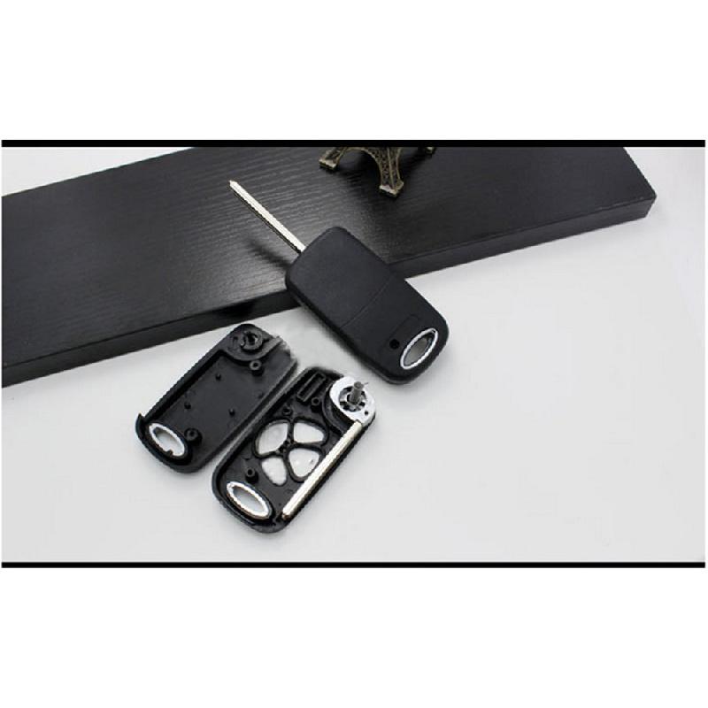 Folding Flip Remote Key Shell Case For Toyota Camry Reiz Corolla Crown 4 Buttons