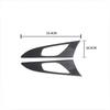 2Pcs Carbon Fiber Door Handle Panel Cover Sticker For Mazda 3 Axela 2014-2018