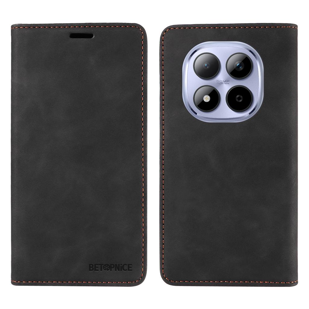 Etui dla Xiaomi Redmi Note 15 Pro 5G BETOPNICE Magnetyczne Zamknięcie Blokowanie RFID Portfel Stojak Skórzane Etui na Telefon