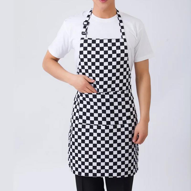 1 szt. Praktyczne akcesoria kuchenne fartuch jeden rozmiar szef kuchni artykuły gospodarstwa domowego półdługości regulowany