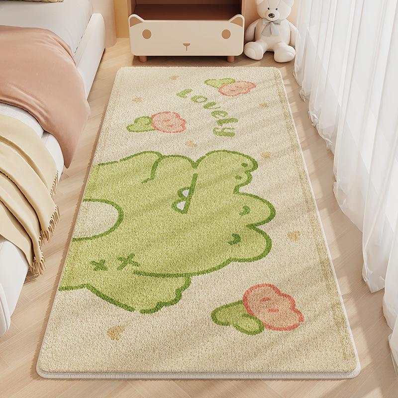 Zimmer Nachttischteppich Schlafzimmerteppich Cartoon Verdickte Fußmatte Wohnzimmer Bodenmatte