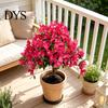Realistisches Heim-Ornament Künstlicher Bougainvillea-Kugelbaum, Kunstseidenblumen mit Erdspieß, UV-beständige Blumen für die Haustür