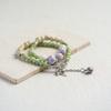 Jingdezhen Ceramic Bracelet Jewelry Double-layer Stacked Beaded Gold List Title Bracelet Wholesale