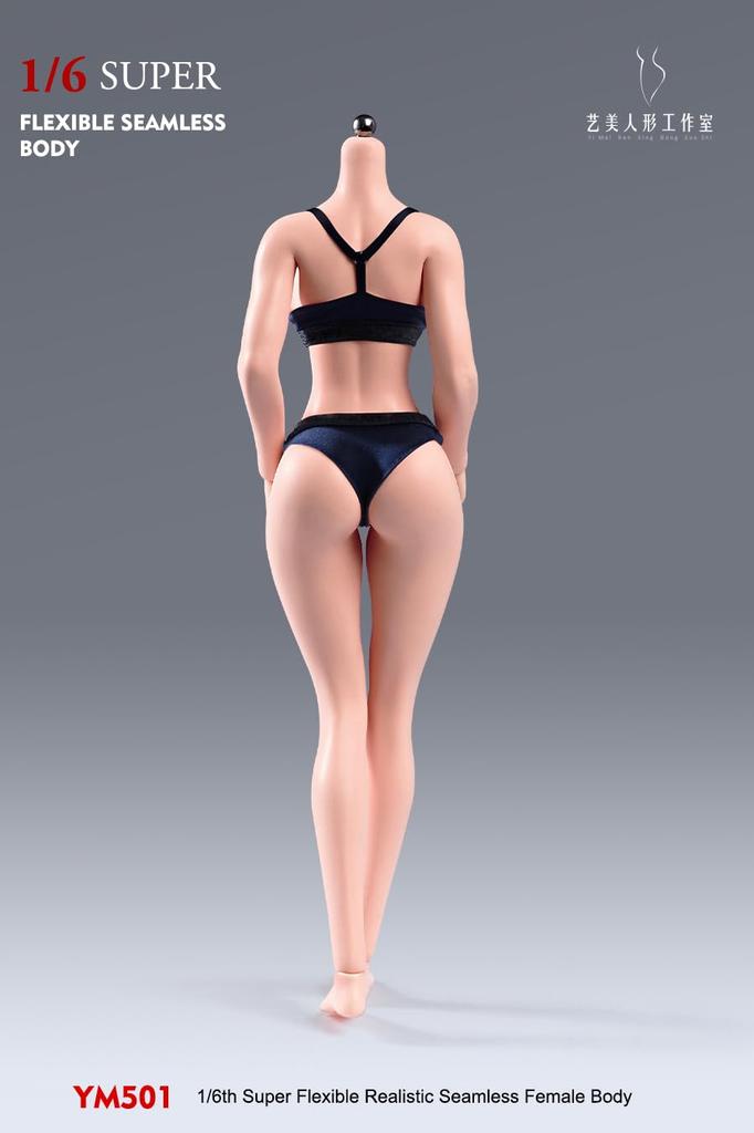 Toys & Hobbies [TOYBARJAPAN] 16 Scale Action Figure YIMEI YM501 Super Large Bust Platinum Silicone Beautiful Female Seamless Body with Sculpted