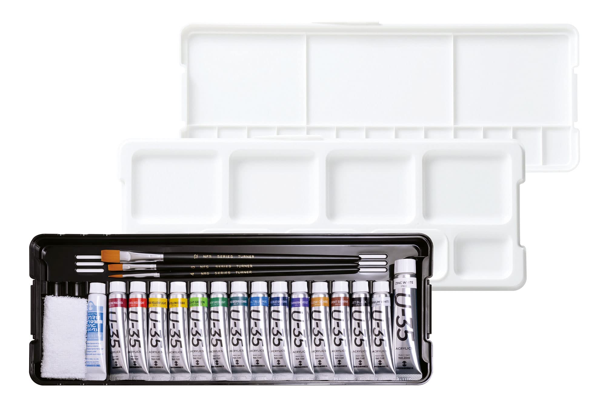 

Turner Color Acrylic Paint Heavy Body Type 15 Color Plenty Set UA15PYJ3 11ml U-35
