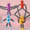 Tub elastic Robot Jucărie Puzzle Noutate Decompresie Creativ Desene Animat Ventuză Arcuri Telescopic Robot Jucării Cadouri pentru copii