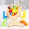 3D Wooden Building Block Box IQ 3D Wooden Puzzles IQ Puzzle Mind Brain Teaser  Kids Gifts