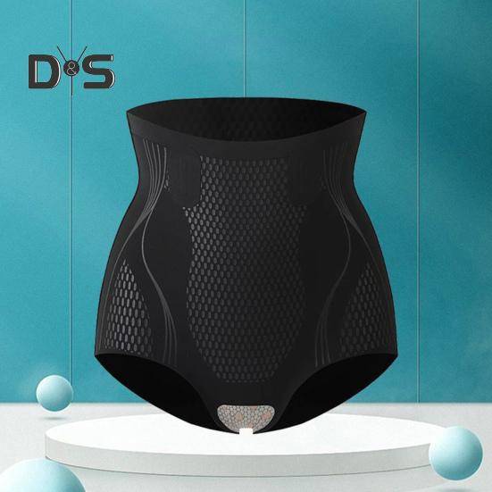 Lady Underpants High Waist Shaping Underwear Butt-lifted Thin Tummy Control Elastic Panties Compression Seamless Good Breathability Postpartum Briefs