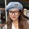 Fashion Autumn Woman Beret Hat Ladies Outdoor Windproof Hats for Women Winter Casual Sun Protection Cap
