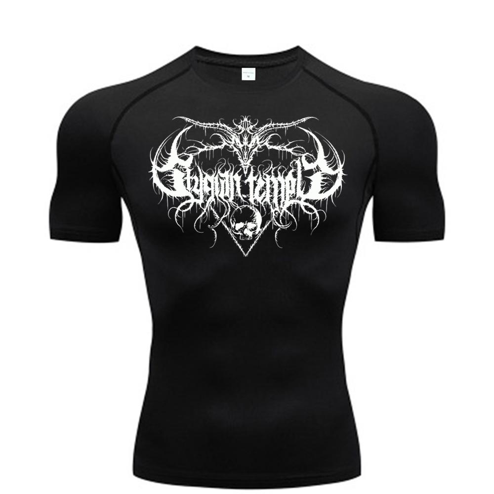 Men's Running Compression T-shirt Comfortable Short Sleeve Gym Fitness Jogging Fashion Sportswear Breathable Quick-Drying High Elasticity Top