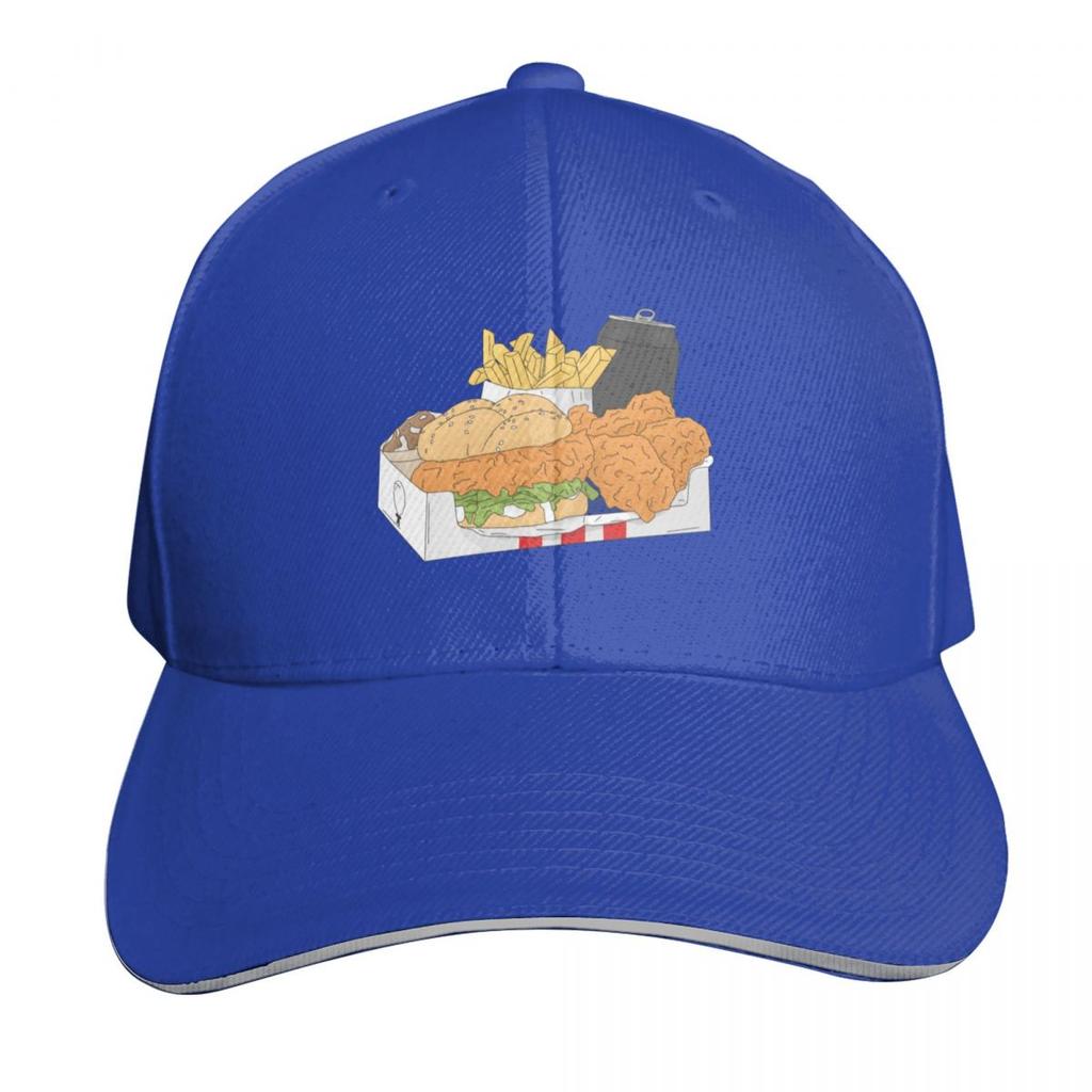 Fast Food Design Baseball Cap Gift For Him Her Casual Daily Wear Quick Dry Performance
