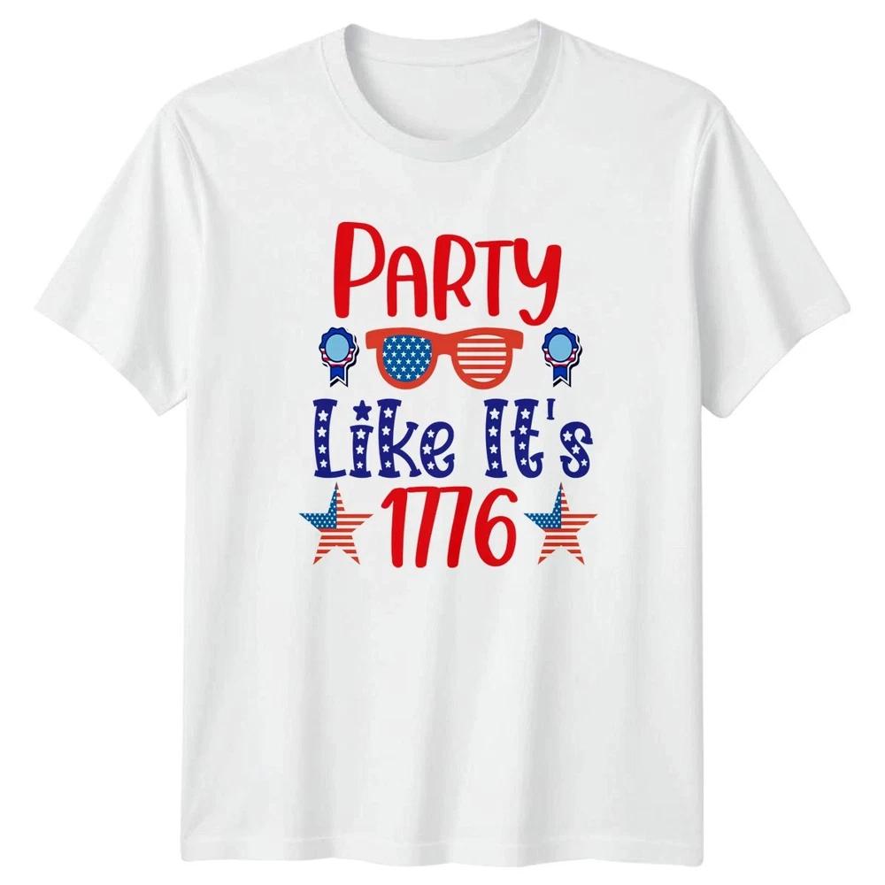 Party Like Its 1776 Unisex T Shirt 4th Of July Gift S