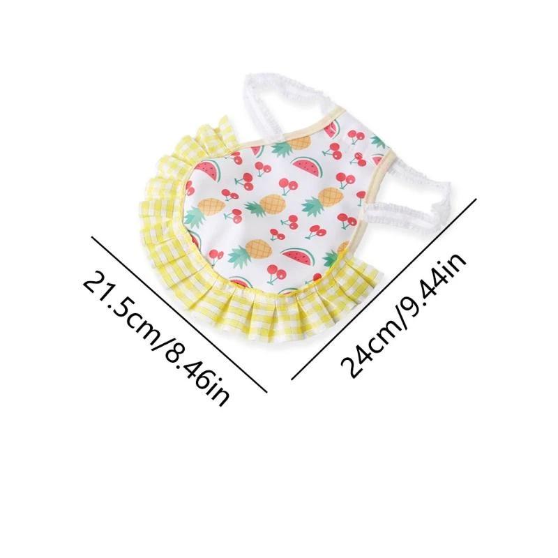 Adjustable Chicken Apron with Ruffle for Hen Protection Anti Pecking Feather Guard for Poultry Farm Outdoor Use Durable