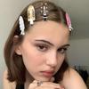 6 no-trace hair clips, non-bending styling clips, suitable for bangs, hair salons, and face washing, duckbill clips with rhinestones and pearls