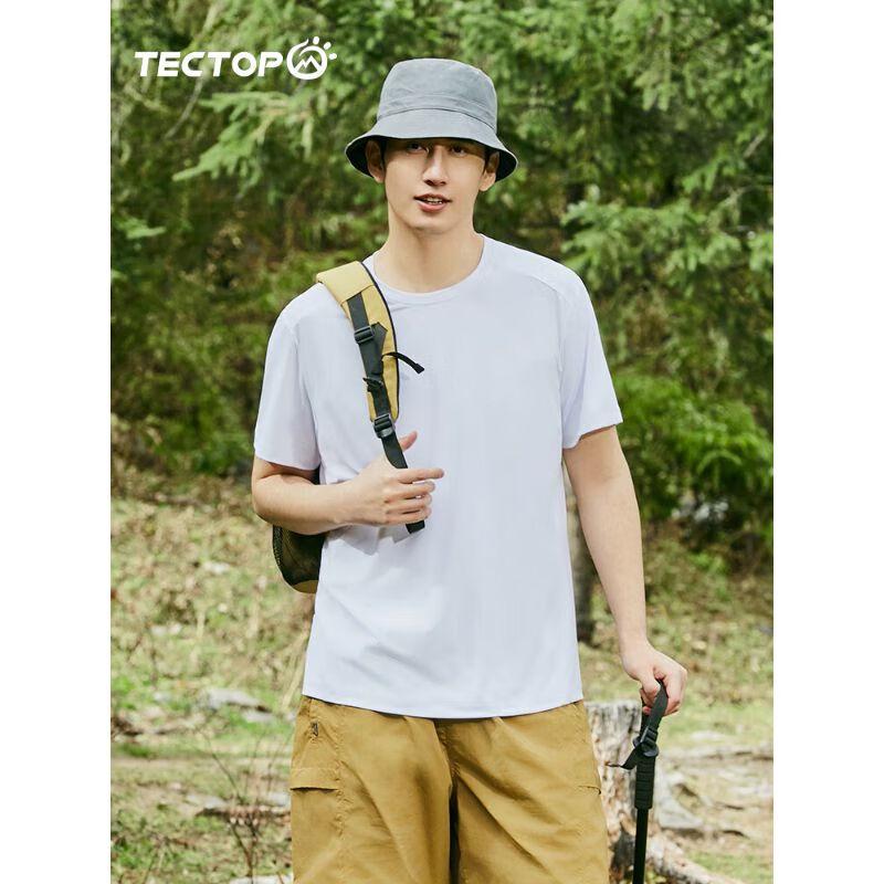 TECTOP Men s Outdoor Ice Silk Quick-Dry Short-Sleeve T-Shirt 2XL