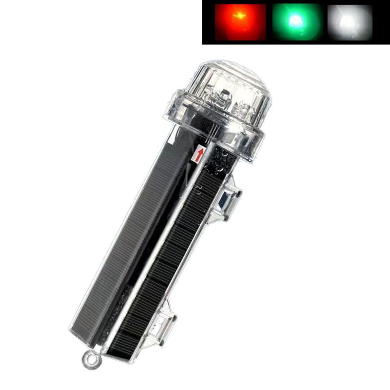 Solar Ocean Signal Light Navigation Signal Light Waterproof Flash Led Night Warning Light Yacht And Fishing Boat Accessories