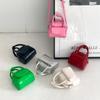 Niche Design Mini Bowling Bag, Earphones, Lipstick, Shoulder Messenger Bag, Key Change, Portable Saddle Bag.