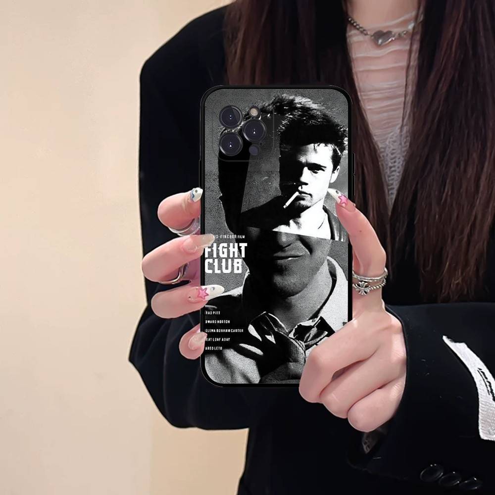 Classic Movie F-fight C-club Phone Case For IPhone 16 15 14 11 12 13 Mini Pro XS Max Cover 6 7 8 Plus X Funda Shell