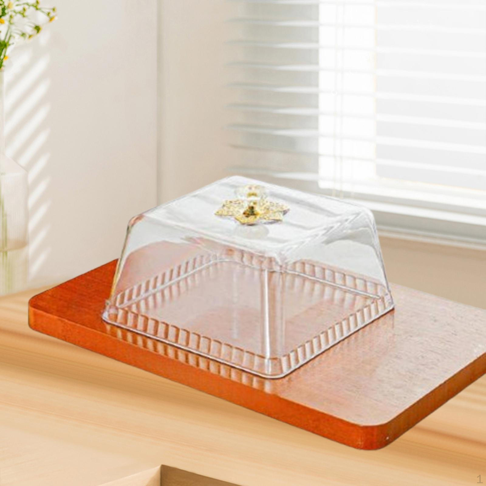 

Крышка-купол для торта для презентации десертов, Крышка для еды для особых случаев Length Width 18 cm