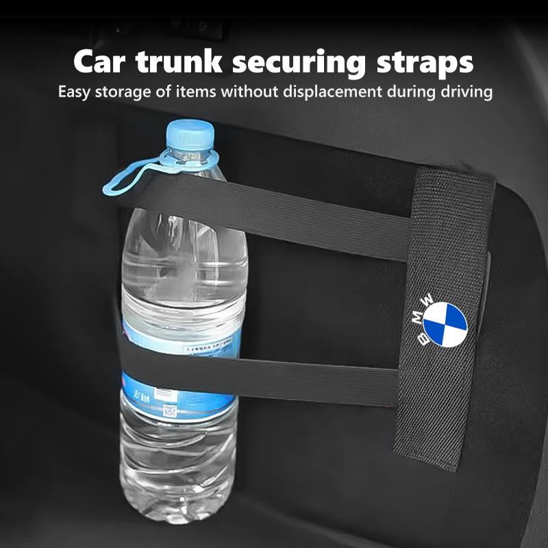 Car Trunk Elastic Extinguisher Debris Storage Fixing Belt Tapes For BMW M Performance E36 E46 E60 E90 E91 E92 E93 F30 F20