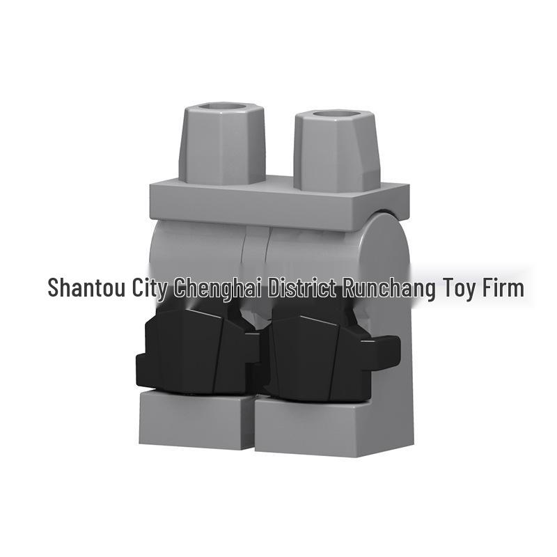 Military Minifigure Wearable Accessories: Knee Pads, Leg Guards, and Armor Plates for Kids Building Blocks, 50g