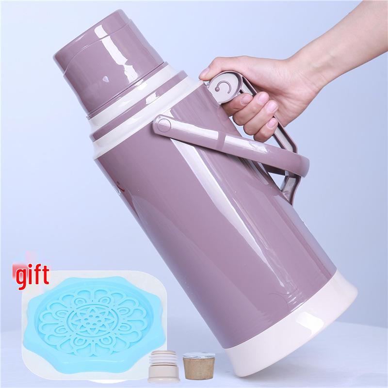 Large Capacity Plastic Thermos Bottle - Home & Dorm Use