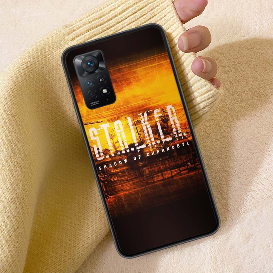 

Чохол для телефону Stalker Для Redmi Note 13 14 15 Pro Plus 12 13C 12C 15C 9 10 10C 9T 9C 9A ТПУ М який Чохол Прозорий Чохли для Телефону Ударостійкий Note 15 Pro Plus