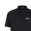Emporio Armani EA7 SS24 Logo Print Polo T-Shirt Men tops Black 6DPT16-PJEMZ-1200