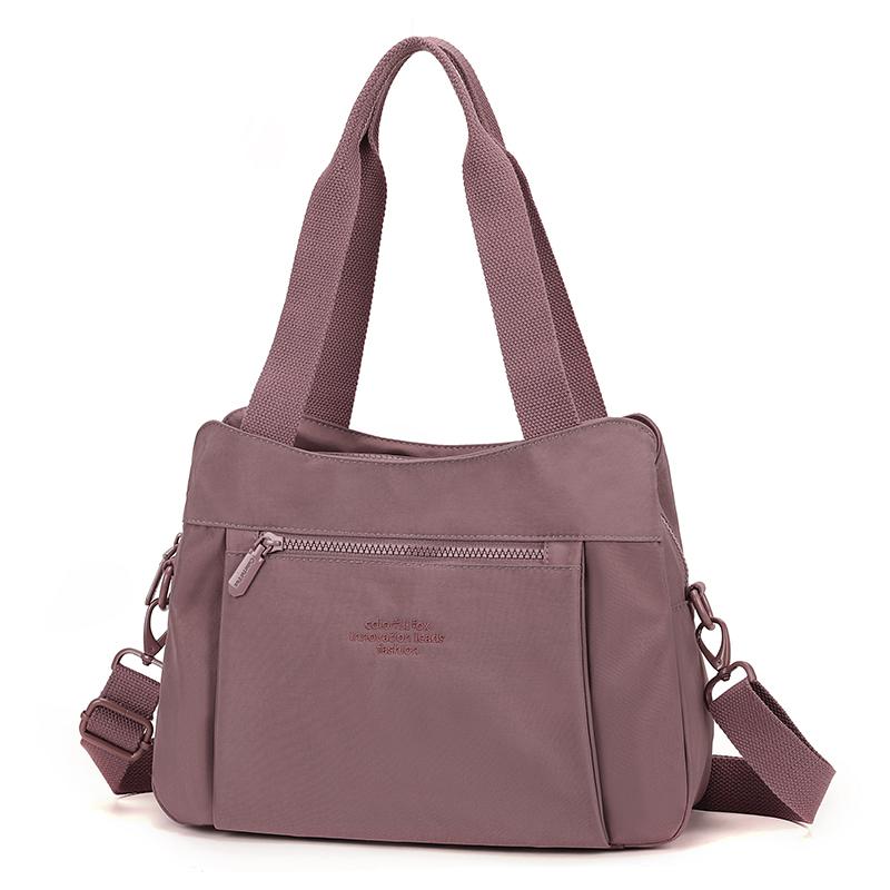 Fashion Female Handbag High Quality Fabric Women Tote Bag Large Capacity Girls Shopping Bag Casual Multi-pockets Shoulder Bag