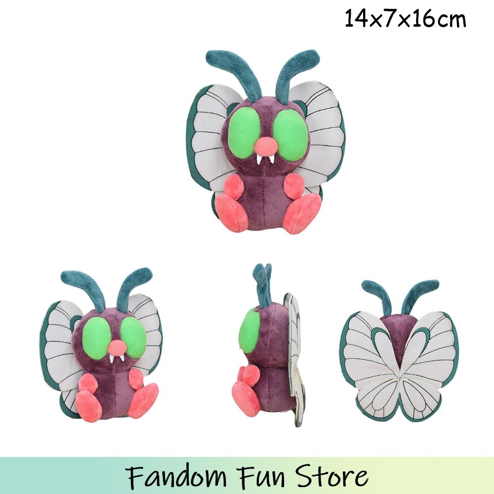 Pokemon Butterfree Plush Toys Butterfly Caterpie Scolipede Plushies Soft Stuffed Animal Cute Dolls Christmas Halloween Gifts