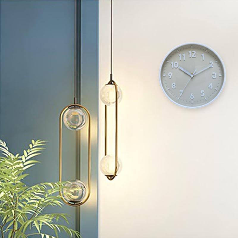 Einfache Mode Wanduhr Stereo Stille Reisezeit Genaue Wanduhr für Kinderzimmer Arbeitszimmer Wanddekoration