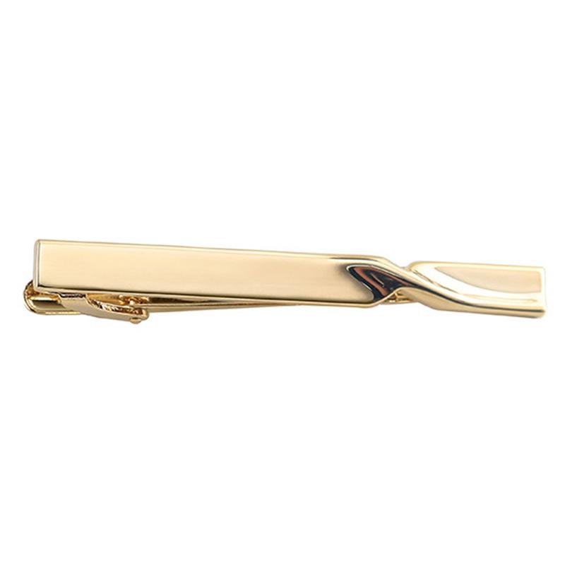 1Pc Tie Clip for Men Copper Simple Bar Clasp Mens Classic Tie Clip